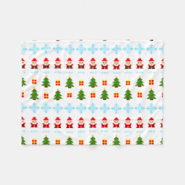 Cobertor De Velo Natal em Pixel Art