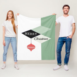 Cobertor De Velo Natal Retroativo Moderno do Século médio