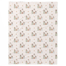 Natividade Cena Fleece Blanket