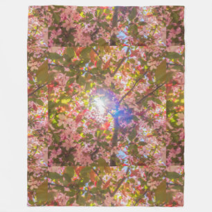 Cobertor De Velo Natureza floresce flores luz brilha sol