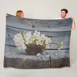 Cobertor De Velo Natureza-Morta com Flor de Maçã – Impressão de Art