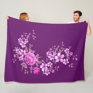 Cobertor De Velo Natureza Pura - Verão De Rosas 2