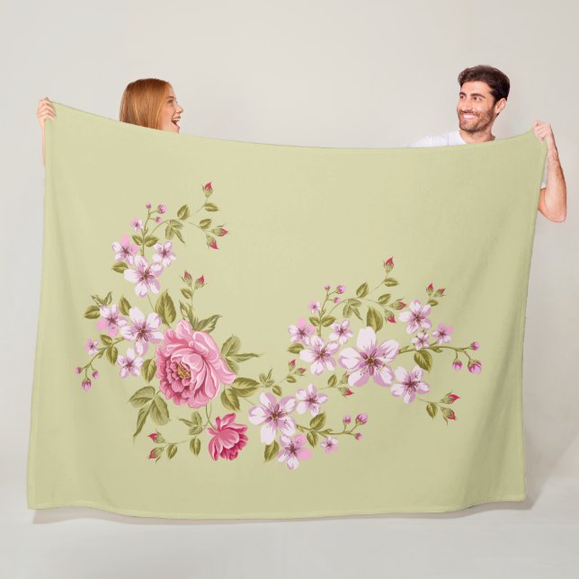 Cobertor De Velo Natureza Pura - Verão Dos Rosas 1 (In Situ)