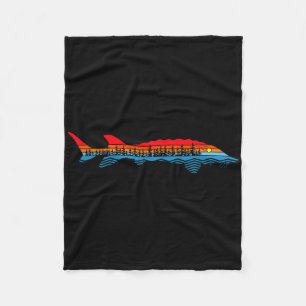 Cobertor De Velo Natureza Vintage Pesca ao Ar Livre - Pescador Estu