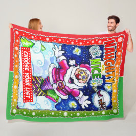 Cobertor De Velo Naughty or nice, choose your list