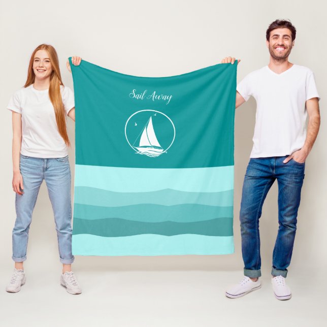 Cobertor De Velo Náutico branco-vela/vela/azul-aqua (In Situ)
