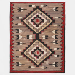 Cobertor De Velo NAVAJO FEATHER PATTERN TAPESTRY 1900 reprint
