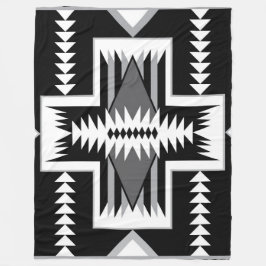 Cobertor De Velo Navajo Indian Design Fleece Blanket
