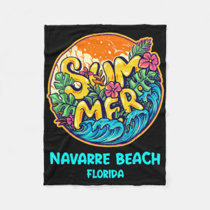 Cobertor De Velo Navarre Beach Flórida Férias de Verão Lembrança Ho