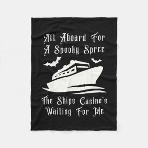 Cobertor De Velo Navegando a bordo do cassino Ships Halloween Assus
