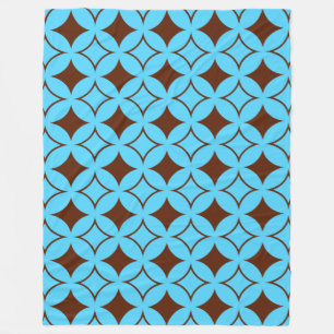 Cobertor De Velo Navio azul e marrom