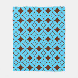 Cobertor De Velo Navio azul e marrom