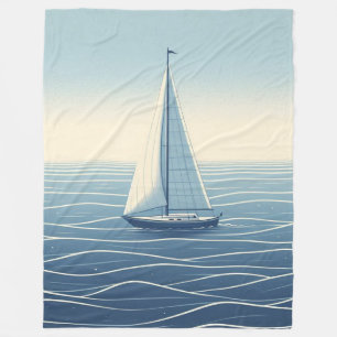Cobertor De Velo Navio de vela no alto mar