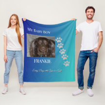 Navy Teal Pawprints Tribute