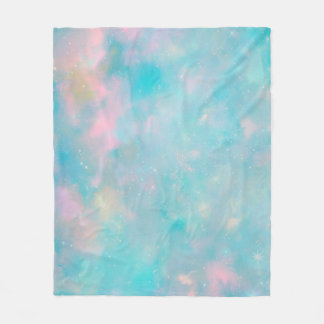 Cobertor De Velo Nebula de Conforto Galáctico Fleece Blanket