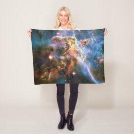 Cobertor De Velo Nebulosa da galáxia espacial. Estrelas do Universo