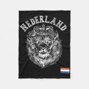 Cobertor De Velo Nederland Reto Países Baixos Leão Holanda Homens H