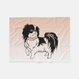 Cobertor De Velo Negra-doce e Cachorro-branco