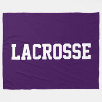 Negrito Atlético Branco LACROSSE Texto Em Roxo Esc