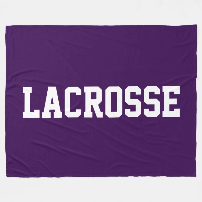 Cobertor De Velo Negrito Atlético Branco LACROSSE Texto Em Roxo Esc (Frente (Horizontal))