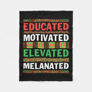 Cobertor De Velo Negro Americano Educado Motivado Elevado Melan