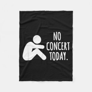 Cobertor De Velo Nenhum Concerto Hoje Triste Figura de Pau Música C