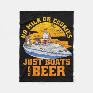 Cobertor De Velo Nenhum Leite Ou Biscoitos Apenas Barcos E Cerveja