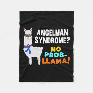 Cobertor De Velo Nenhum Prob-llama Síndrome de Angelman Guerreiro S