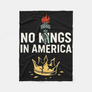 Cobertor De Velo Nenhum Rei Na América Bandeira Dos EUA Vintage Pro