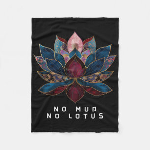 Cobertor De Velo Nenhuma Lama Nenhuma Flor de Lótus Zen Budismo Bud