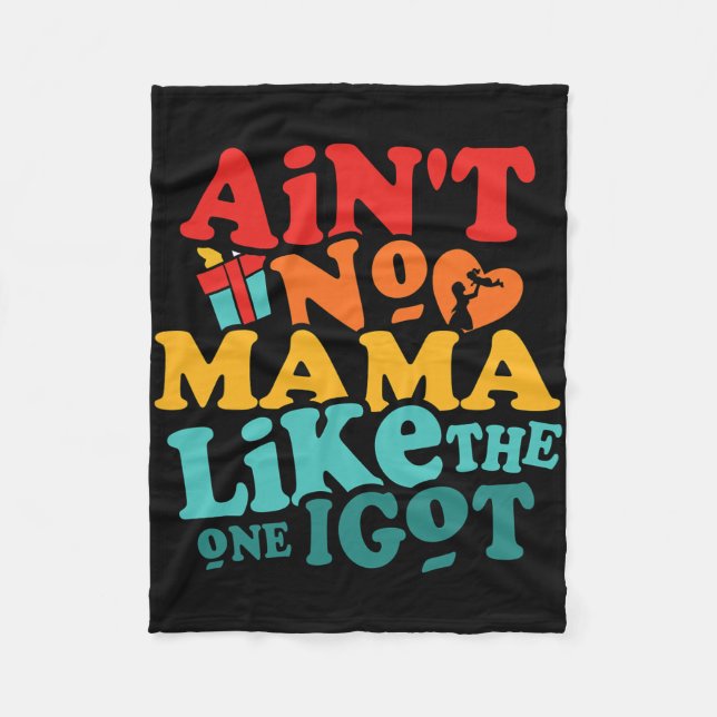 Cobertor De Velo Nenhuma Mãe Como A Que Eu Tenho Engraçada Reunião  (Frente)