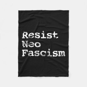 Cobertor De Velo Neo Fascismo Anti Trump Anti-Bolsonaro Presente #2