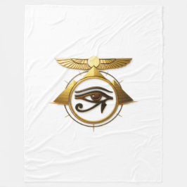 Cobertor De Velo NeoAnkh 3D Golden Eye of Horus & Winged Sun Disk