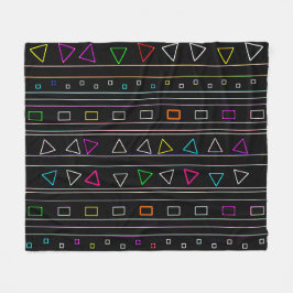 Cobertor De Velo Neon Fiesta Fleece Blanket