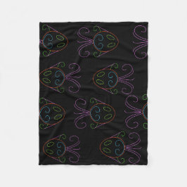 Cobertor De Velo Neon Fish