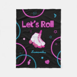 Cobertor De Velo Neon Glow Roller Vamos Roll Girl