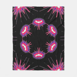 Cobertor De Velo Neon Starburst Blanket