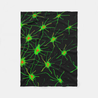 Cobertor De Velo Neon Synapse Grid Fleece Blanket
