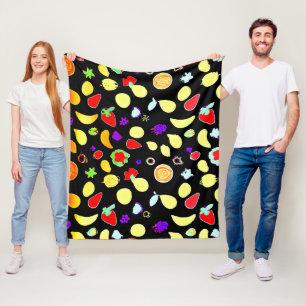 Cobertor De Velo Neon Tropic Fruta Burst