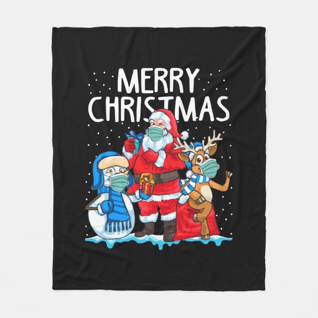 Cobertor De Velo Neon Wolf (Frente)