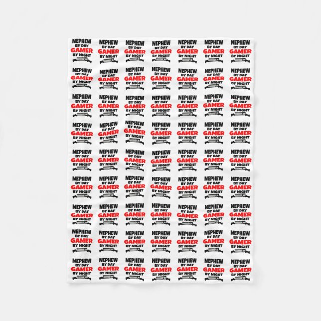 Cobertor De Velo Nephew ama Reproduzir Videos games (Frente)