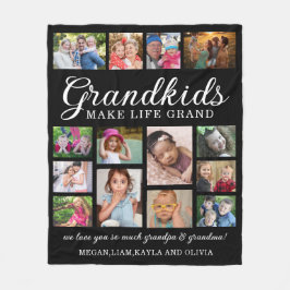 Cobertor De Velo Netos Tornem a Vida Grande Citação 14 Foto Preta