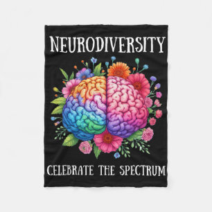 Cobertor De Velo Neurodiversity Cérebro Adhd Sensibilização e Autis