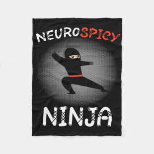 Cobertor De Velo Neurospicy Ninja Autismo Camisa Para Crianças Neur