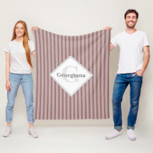 Neutrais Quentes Monogramas Castanho E Grelhas De 