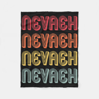 Cobertor De Velo Nevaeh Gift Name Personalised Retro Vintage 80s 90