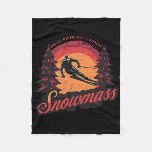 Cobertor De Velo Neve Colorado Esqui na Neve