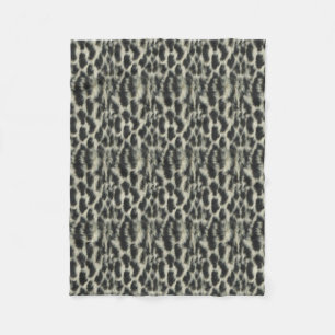 Cobertor De Velo Neve Leopardo Fleece Blanket