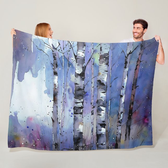 Cobertor De Velo Neve no passarinho encantado (In Situ)