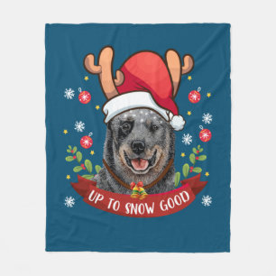 Cobertor De Velo Nevoeiro australiano - Nabo-negro Reindeer Christm